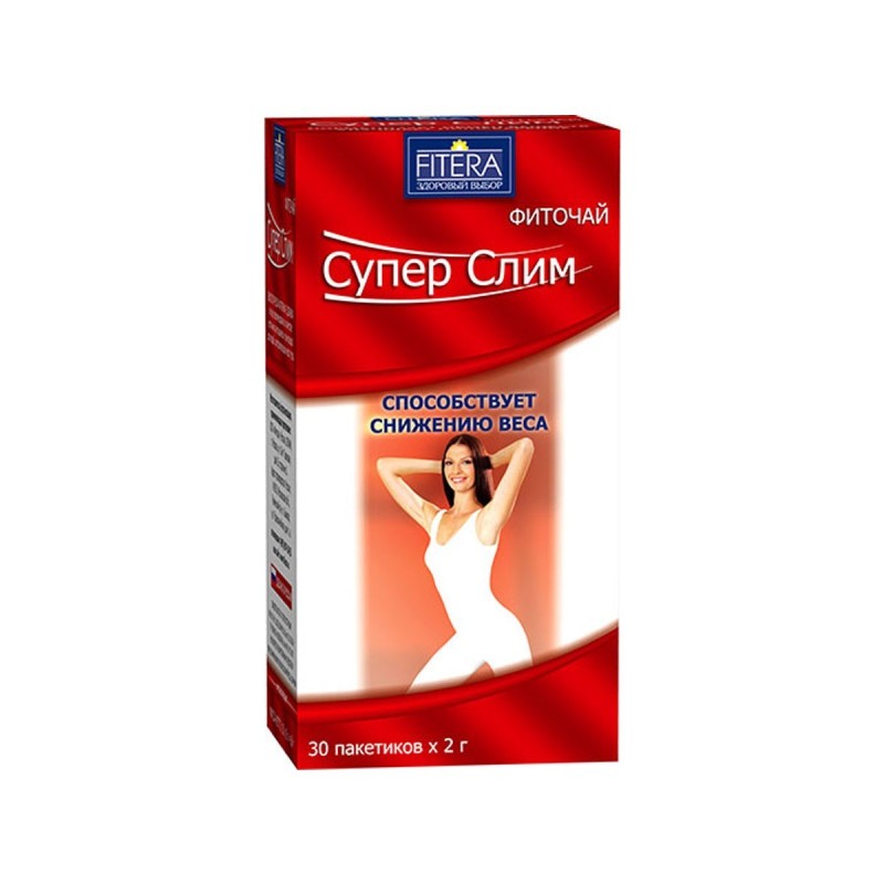 Чай для похудения "Супер-Слим" без ароматизаторов, ф/п 2г №30