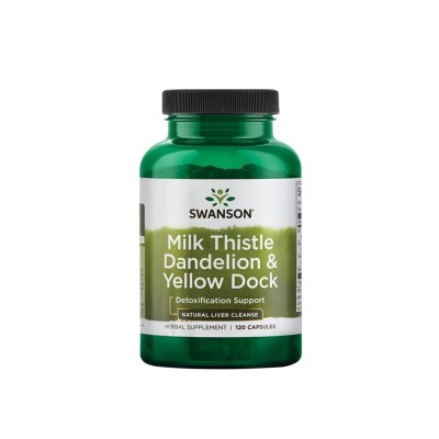 SW1707 Расторопша, одуванчик и желтый док 120капс. (печень, детоксикация)