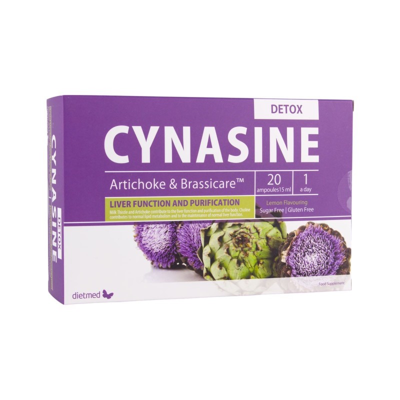 Цинасине Детокс 20 бут. 15мл ДиетМед для печени