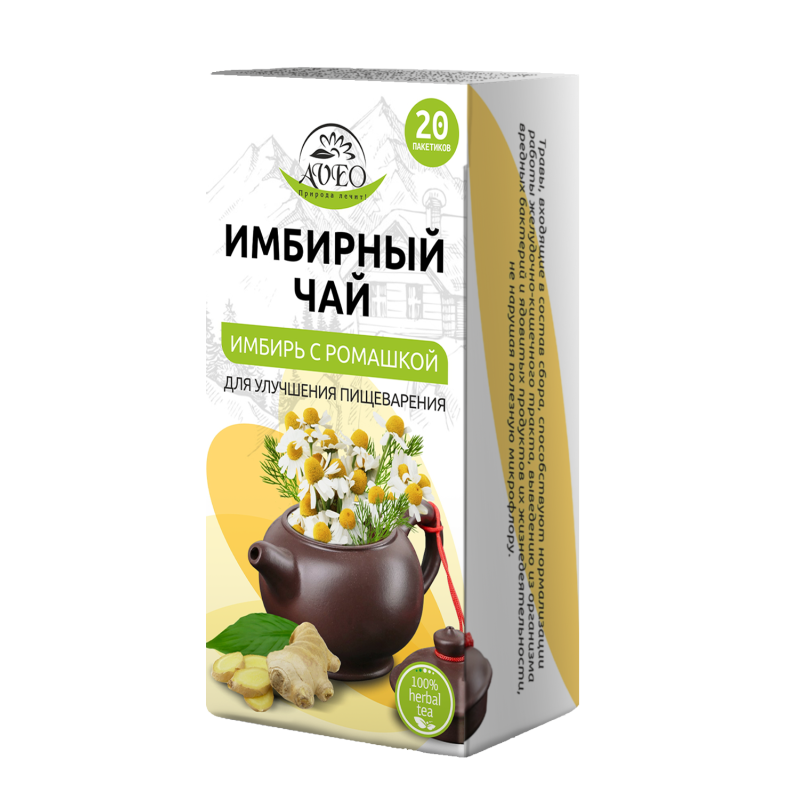 Чай Имбирный с ромашкой 1,5 № 20