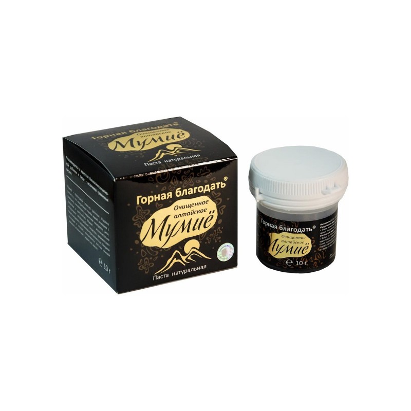 Мумие алтайское очищенное "Горная благодать" 10г
