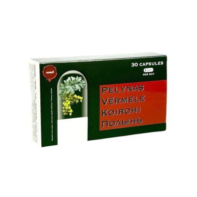ПОЛЫНЬ экстракт 30 капсул (1 на день) HERBIN