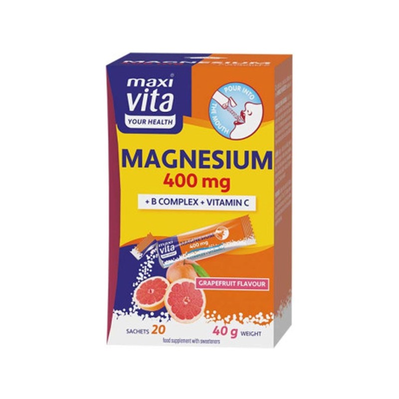 Магний 400мг+ В комплекс+витам.С 20пак*2гр
