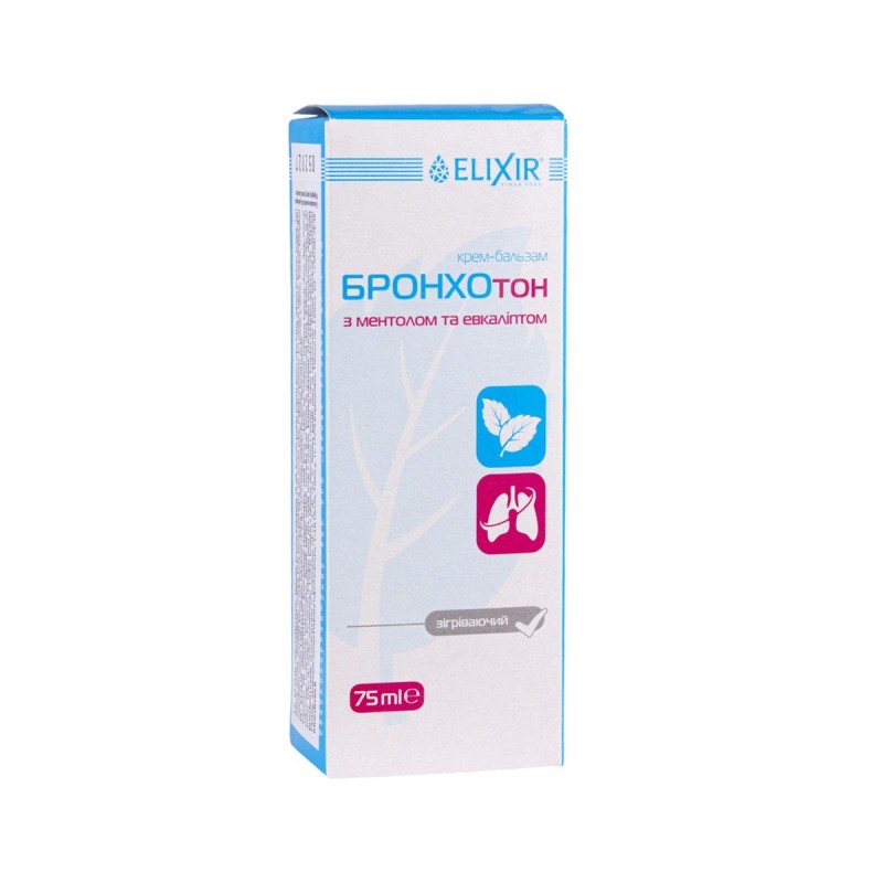 Крем Бальзам Бронхотон с Ментолом и Эвкалиптом