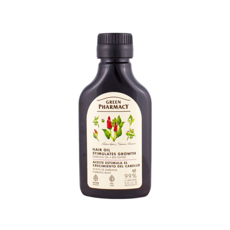 Масло Репейное 100мл с Красным перцем