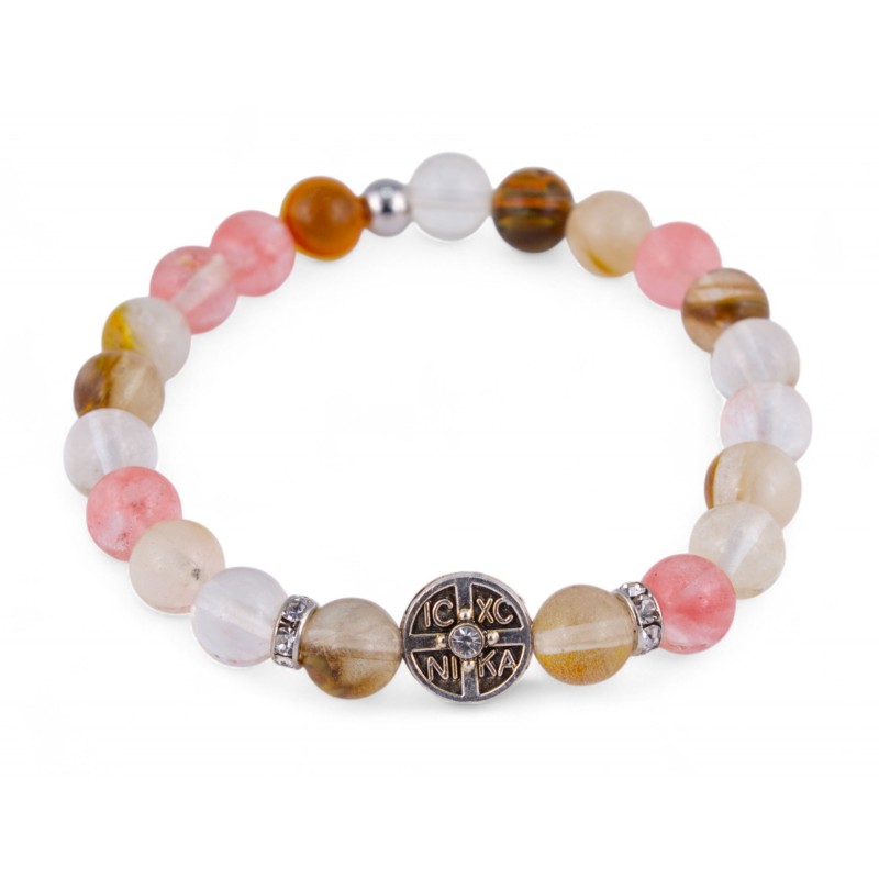 Браслет Арбузный кварц IN XC Nika