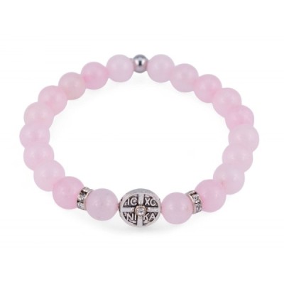 Браслет Розовый кварц IN XC Nika