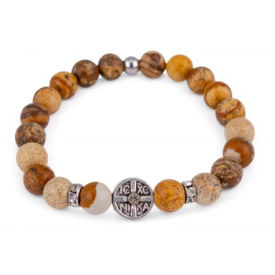 Браслет Яшма пейзажная IN XC Nika