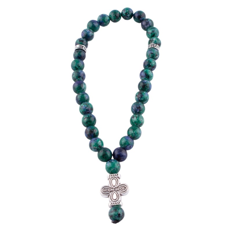 Четки из Азурита 30 бусин