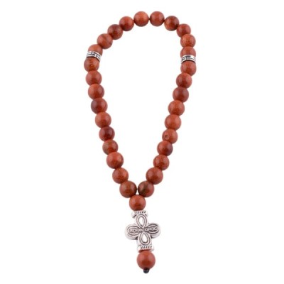 Четки из Золотой песок коричневый 30 бусин