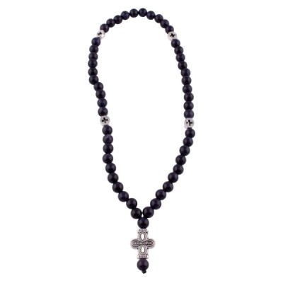 Четки из Золотой песок синий 50 бусин