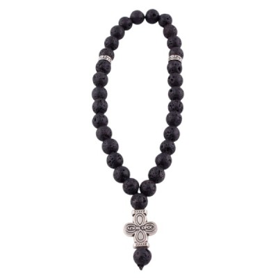 Четки из Лавы вулканической 30 бусин