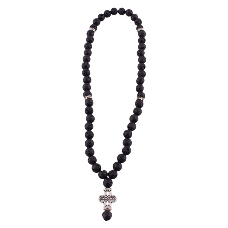 Четки из Лавы вулканической 50 бусин