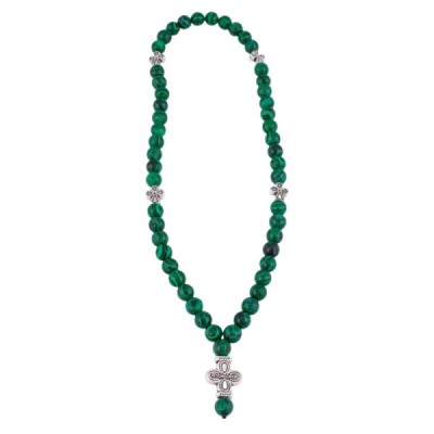 Четки из Малахита 50 бусин