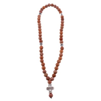 Четки из Яшмы деревянной 50 бусин