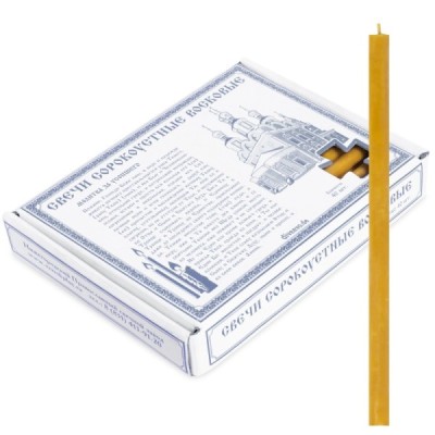 Поминальные восковые свечи (за мужчину)