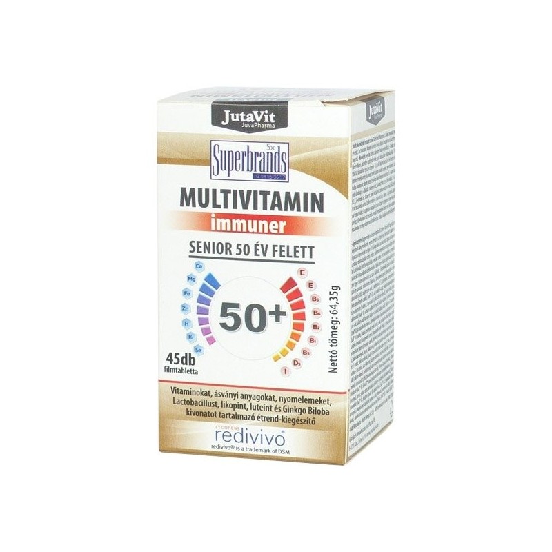 Мультивитамины Сеньор 50+ с лактобактериями табл.№45