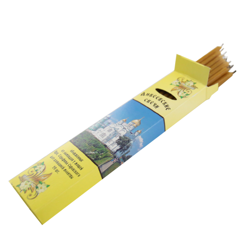 Храм Дивеево набор свечей 17,5см (20шт)