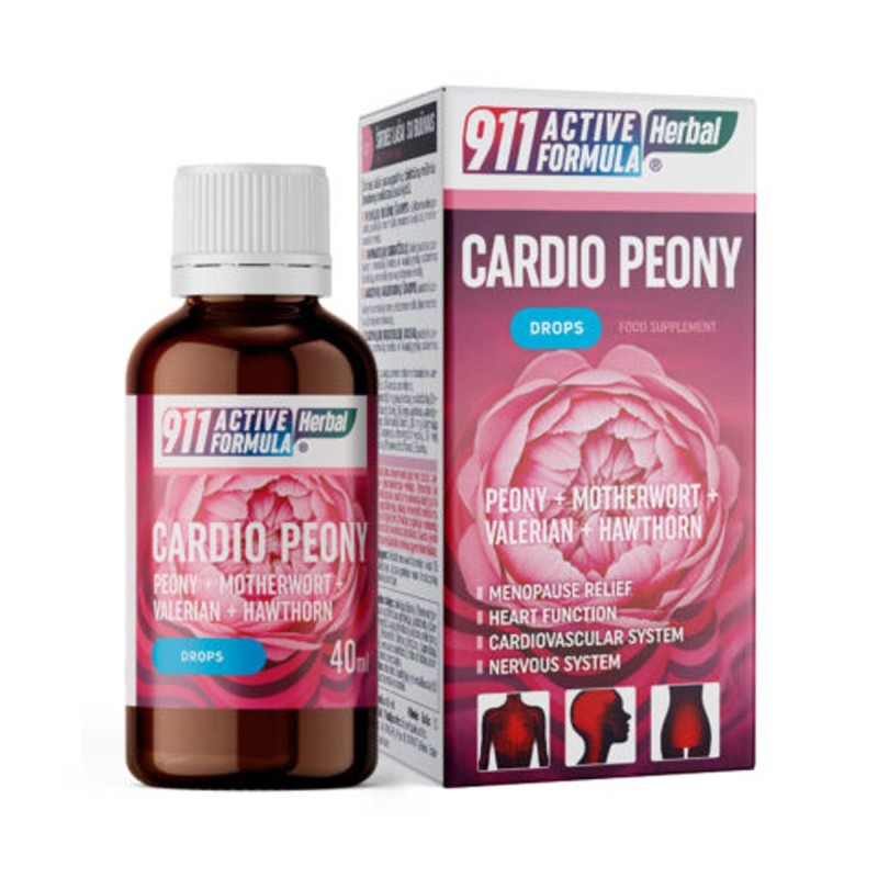 911 AFH Сердечные капли с Пионом 40мл