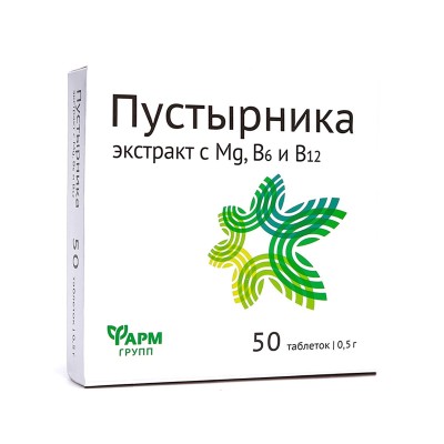 Пустырник с Mg и В6 табл. №50
