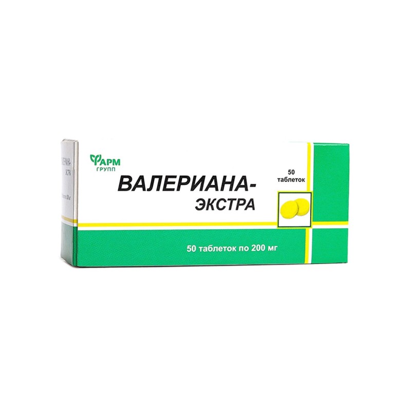 Валерьяна-экстра табл 200 мл № 50