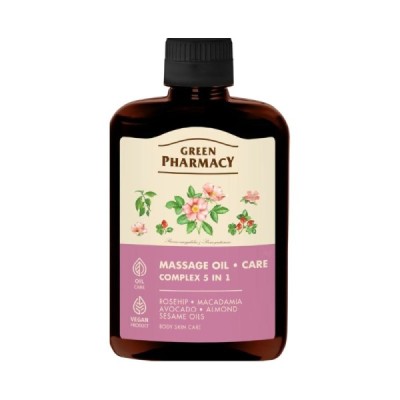Green Pharmacy Массажное масло Комплексное 5в1, 200 мл