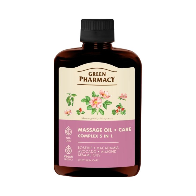 Green Pharmacy Массажное масло Комплексное 5в1, 200 мл