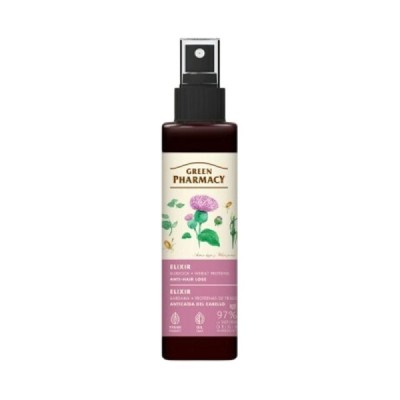 Green Pharmacy Эликсир против выпадения волос Репейник и протеины пшеницы, 150мл