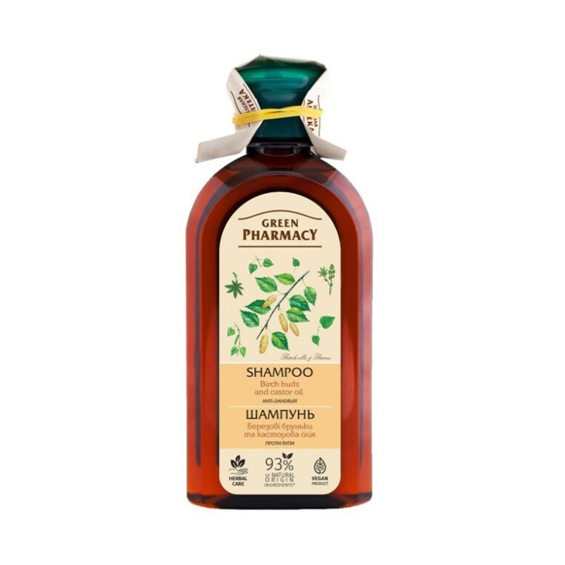 Green Pharmacy Шампунь для волос Березовые почки и репейник, 350 мл
