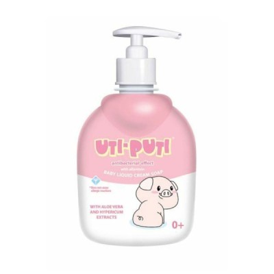 Uti Puti Жидкое крем мыло с экстрактом алоэ вера и зверобоя, 300 мл