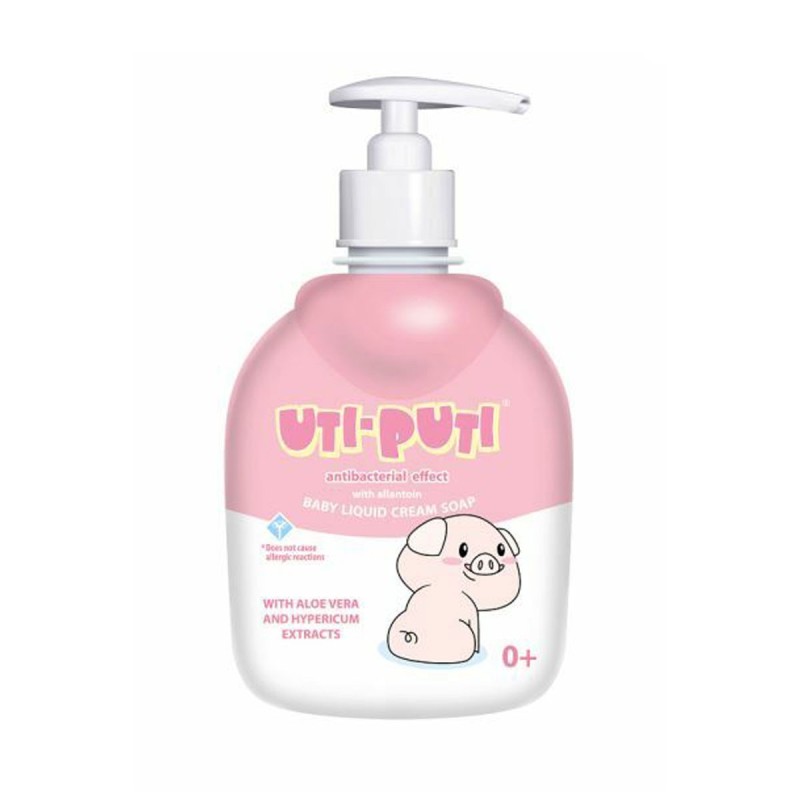 Uti Puti Жидкое крем мыло с экстрактом алоэ вера и зверобоя, 300 мл