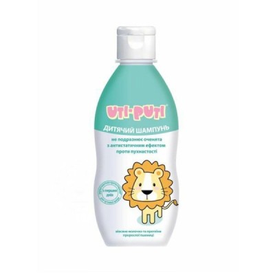 Uti Puti Шампунь детский Овсяное молочко и протеины проросшей пшеницы, 0,2 кг