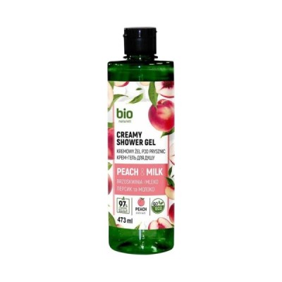 Bio Naturell кремовый гель для душа Peach & Milk, 473 мл