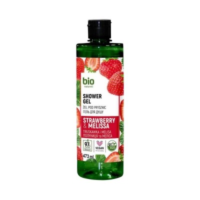 Bio Naturell кремовый гель для душа Strawberry & Melissa, 473 мл