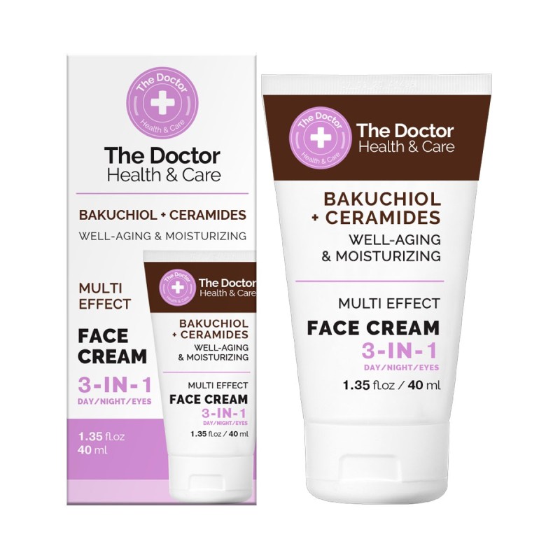 The Doctor Health & Care Крем для лица Bakuchiol + Ceramides 3 в 1, 40 мл