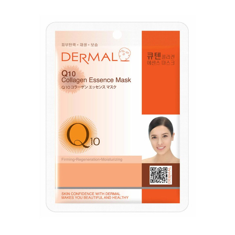 Дермальная тканевая маска для лица с коллагеном и коэнзимом Q10, 23 г