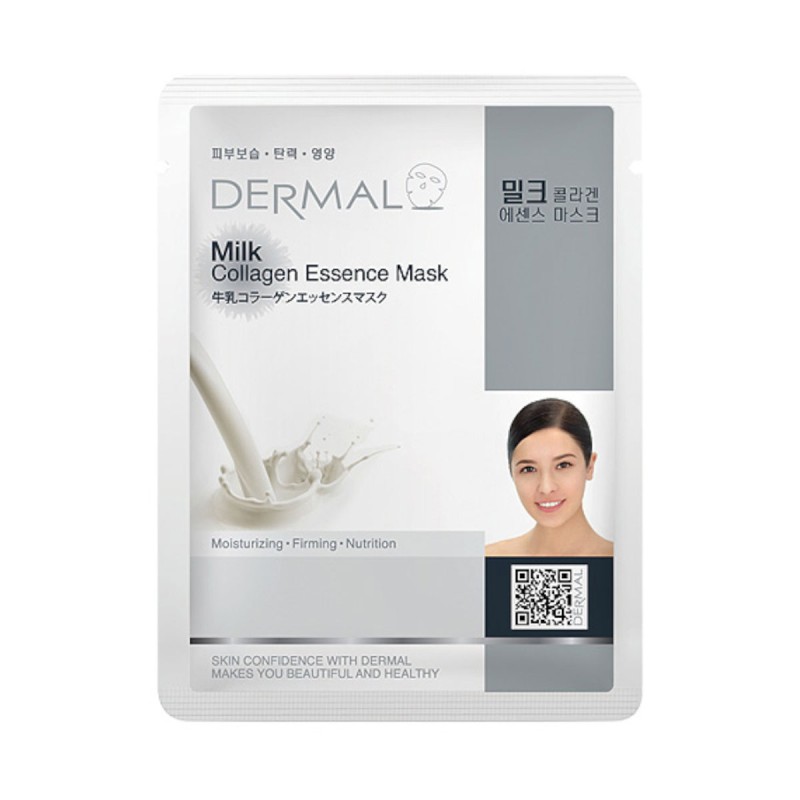 Дермальная тканевая маска для лица с коллагеном и молочной эссенцией, 23 г