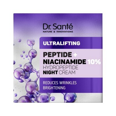 Dr.Sante Активный ночной крем Пептид + Ниацинамид  Ultralifting 50мл
