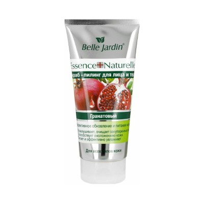 Belle Jardin  Essence Naturelle Скраб для лица и тела Гранатовый 200 мл