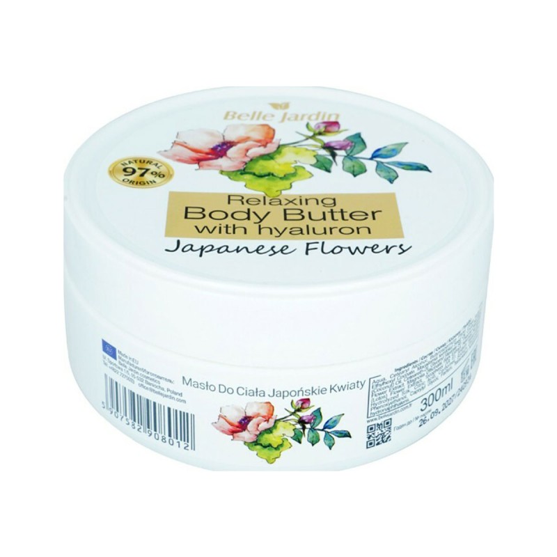 BELLE JARDIN Масло для тела с шелком и японскими цветами, 300 мл
