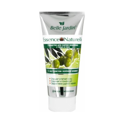 Belle Jardin  Essence Naturelle Средство для снятия макияжа с лица и  глаз с экстрактом Зелёной оливки 200 мл