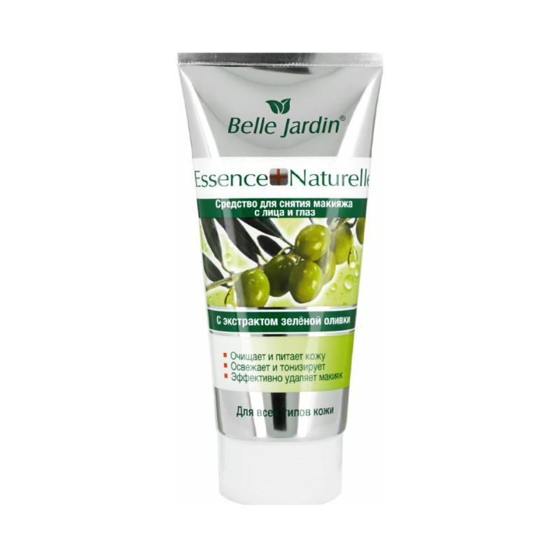 Belle Jardin  Essence Naturelle Средство для снятия макияжа с лица и  глаз с экстрактом Зелёной оливки 200 мл