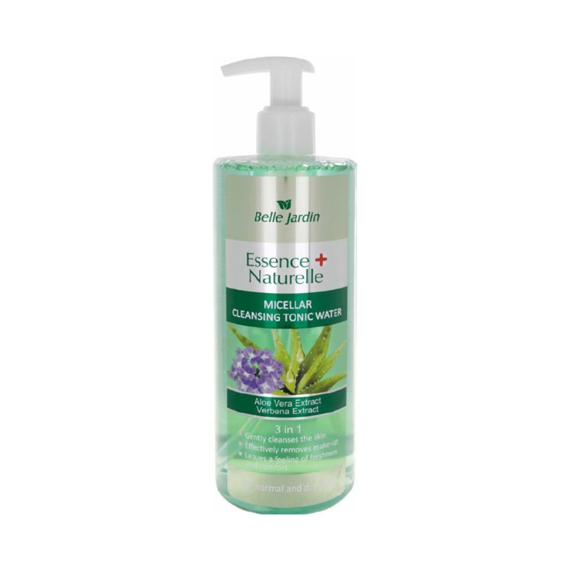 Belle Jardin Essence Naturelle Мицеллярный очищающий тоник вода . Экстракт Алоэ + Вербена 500 мл