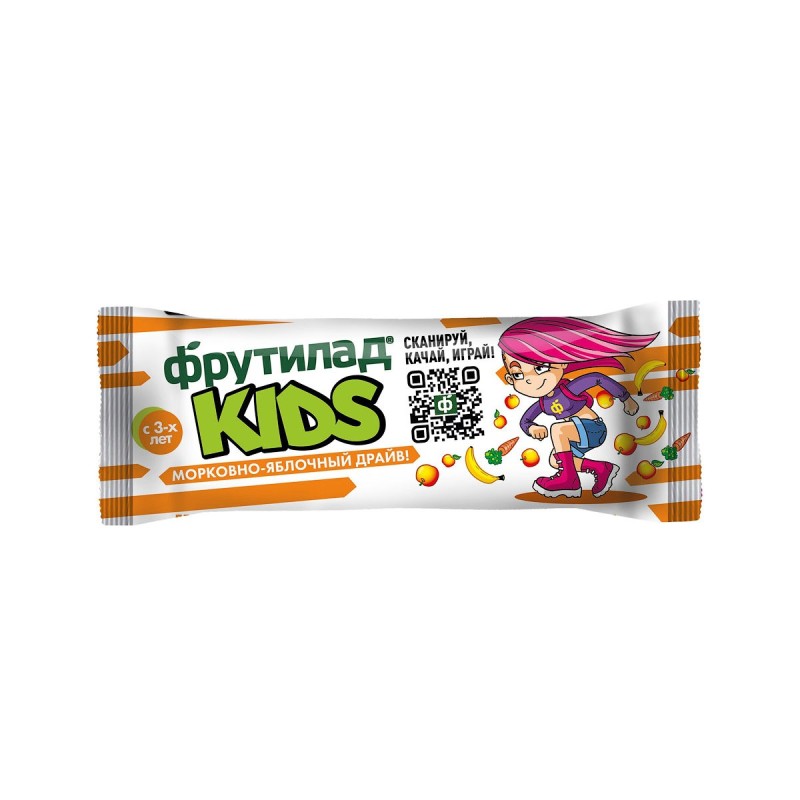 Фрутилад 25г KIDS  Банановый с яблоком и морковью
