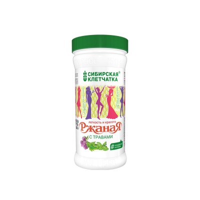 Сибирская клетчатка" Ржаная с травами 350г