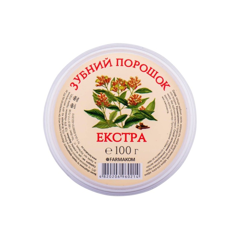 Зубной порошок 100гр Экстра