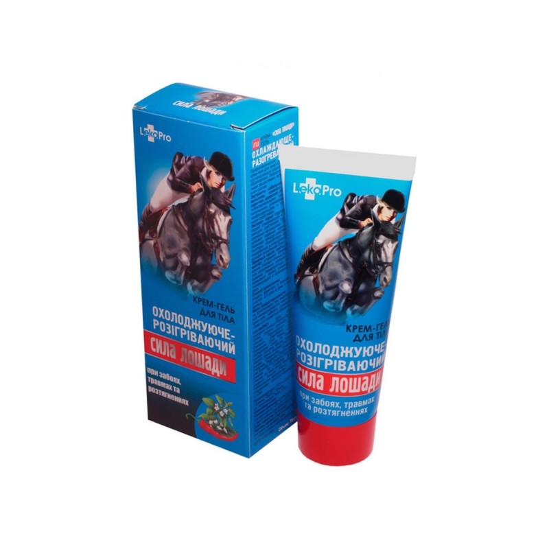 Крем-гель 75мл Охолождающе-разогревающий  "Сила лошади"