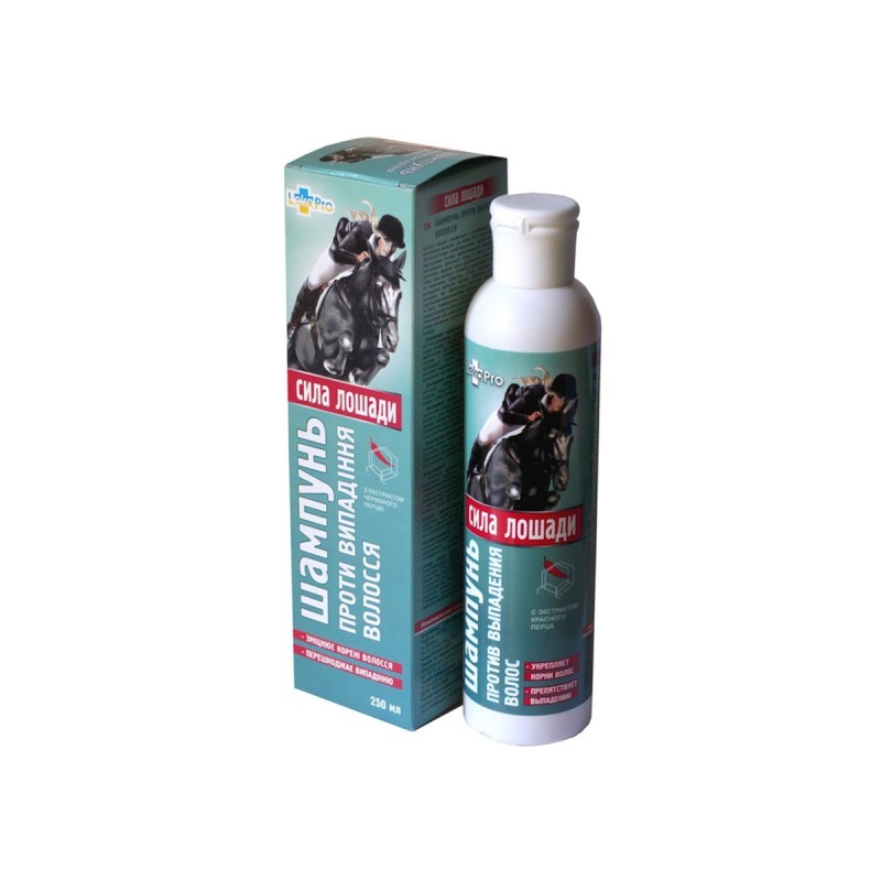 Шампунь 250мл от выпадения волос "Сила лошади"
