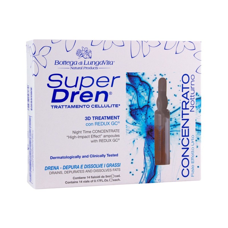 Антицеллюлитный концентрат "Super Dren" 14 ампул*5мл