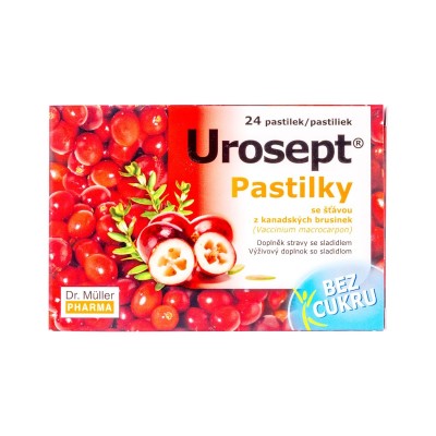 Д.М. Уросепт Форте леденцы 24шт (побеги березы, толокнянка, экстр.клюквы)